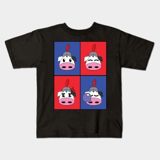 Many Faces of a Hero Kids T-Shirt